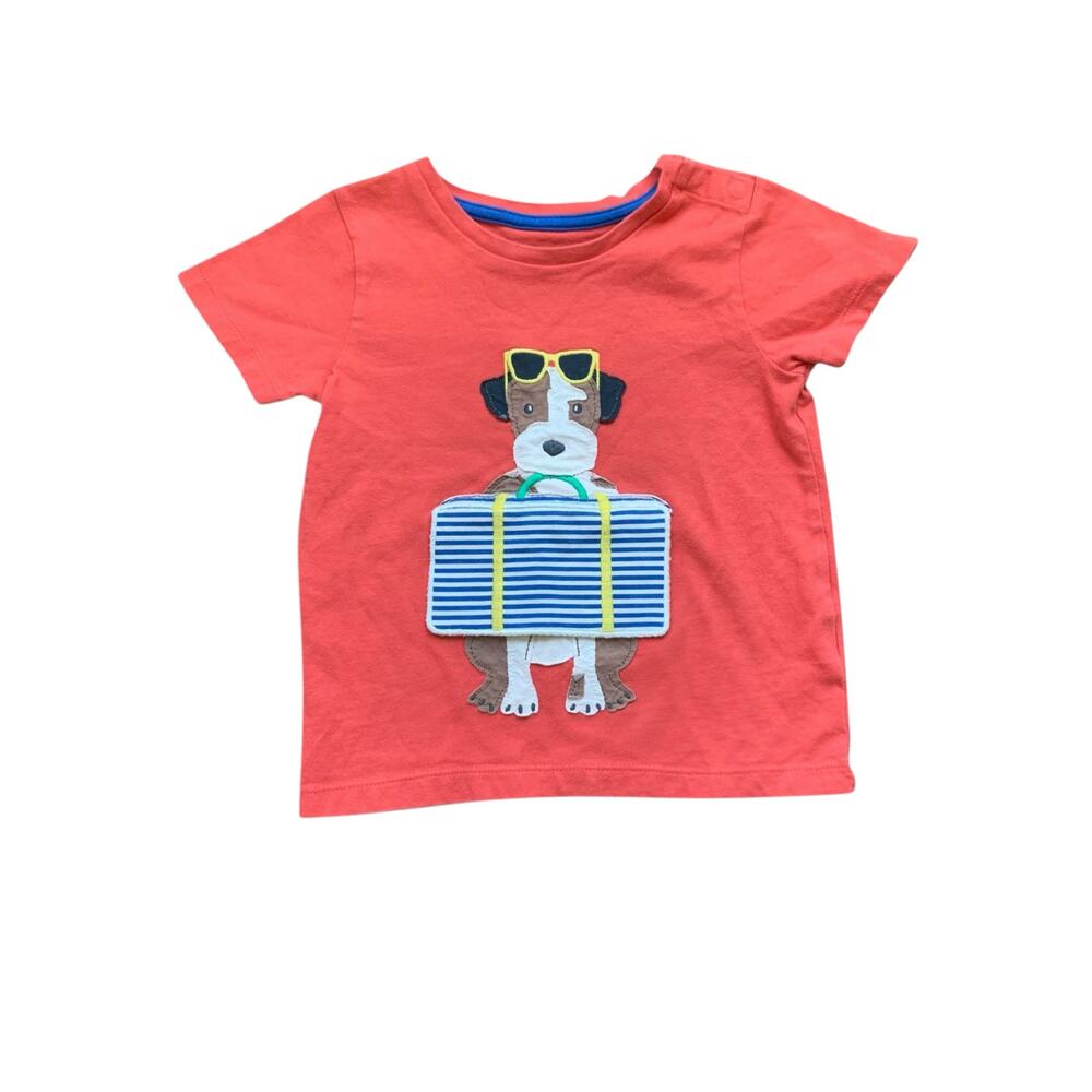 Baby Boden Lift the Flap Beach Bound Traveling Sprout the Dog Tee 3-4 Years